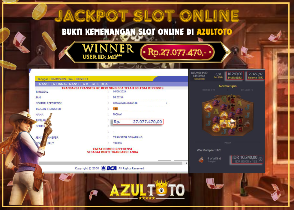 JACKPOT SLOT WILD BOUNTY SHOWDOWN RP.27.077.470,- LUNAS DI AZULTOTO!