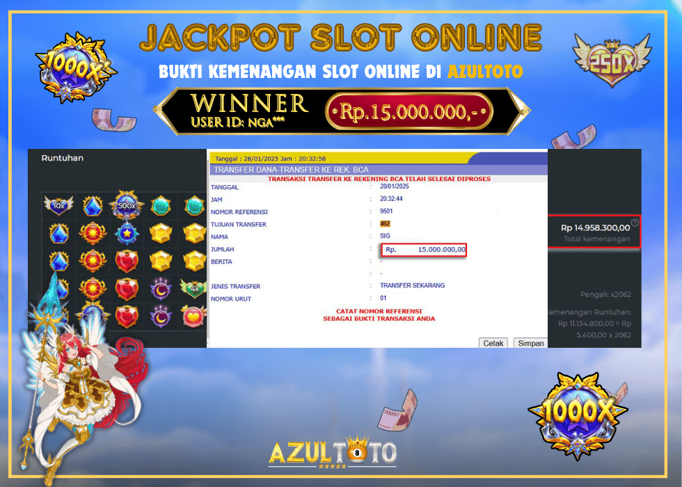 JACKPOT SLOT STARLIGHT PRINCESS RP.15.000.000,- LUNAS DI AZULTOTO!