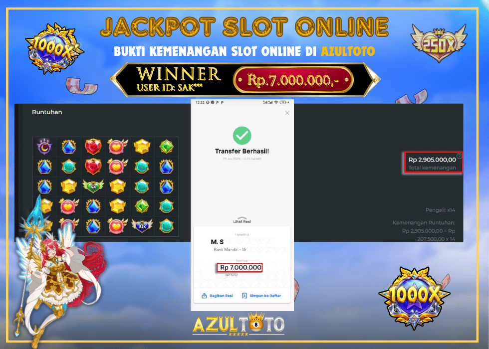 JACKPOT SLOT STARLIGHT PRINCESS RP.7.000.000,- LUNAS DI AZULTOTO!